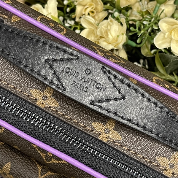 ルイヴィトンバッグ角部分ディテール